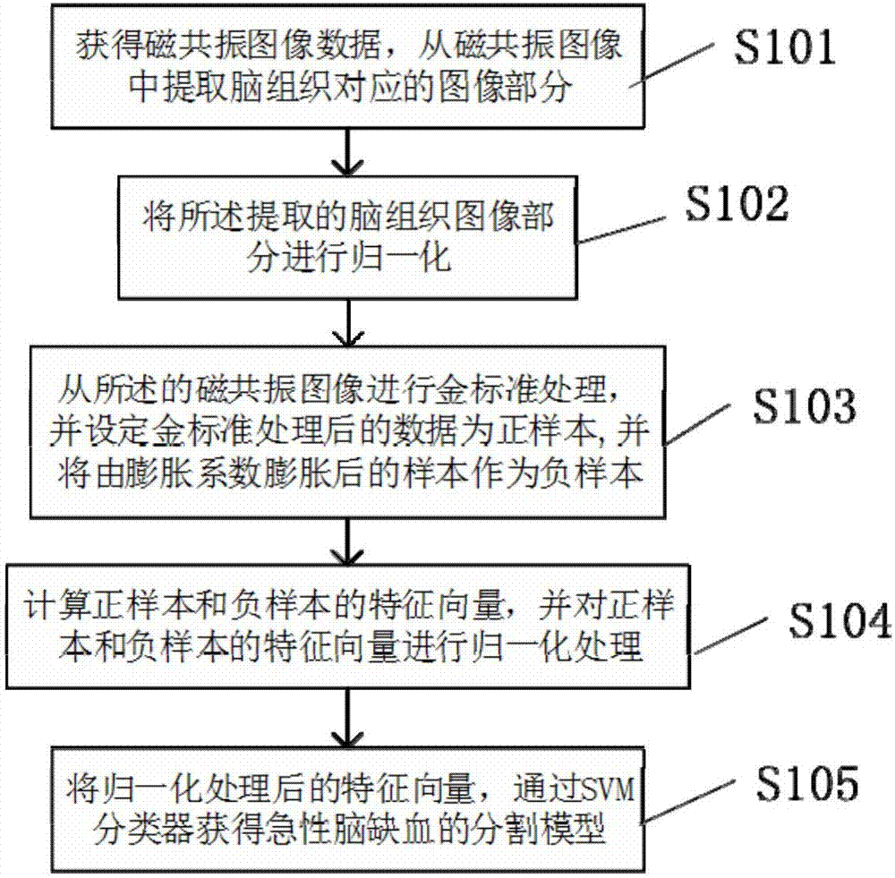 Acute cerebral ischemia image segmentation model acquisition method and acute cerebral ischemia image segmentation method