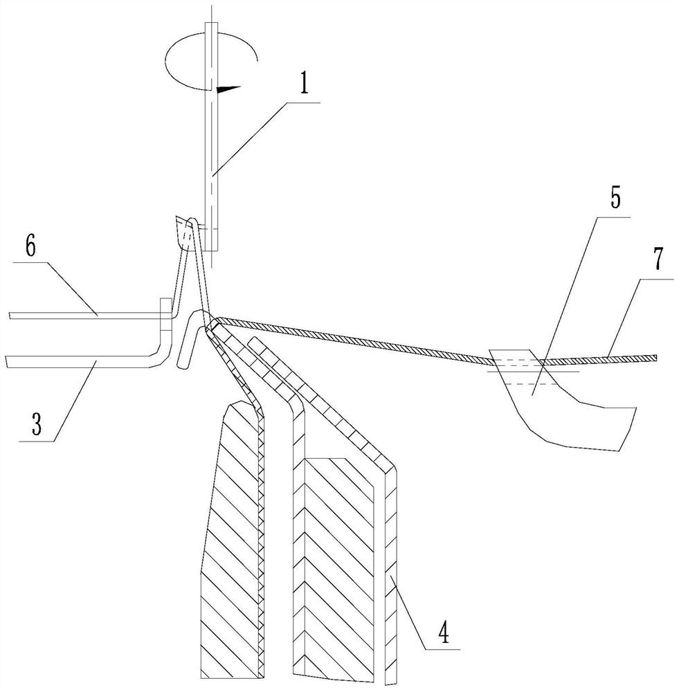 A kind of weaving method of knotted mesh fabric