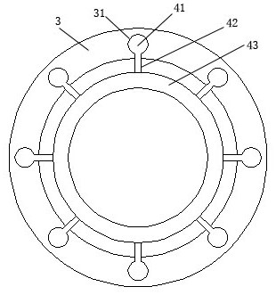 Adjustable stern shaft rubber sealing device