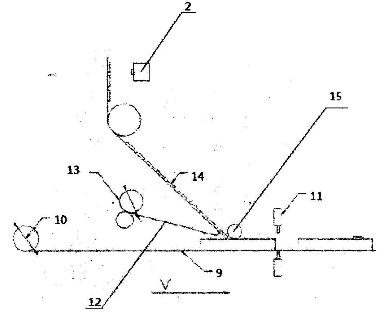 Tagging system for production line integrated with labeling and collecting