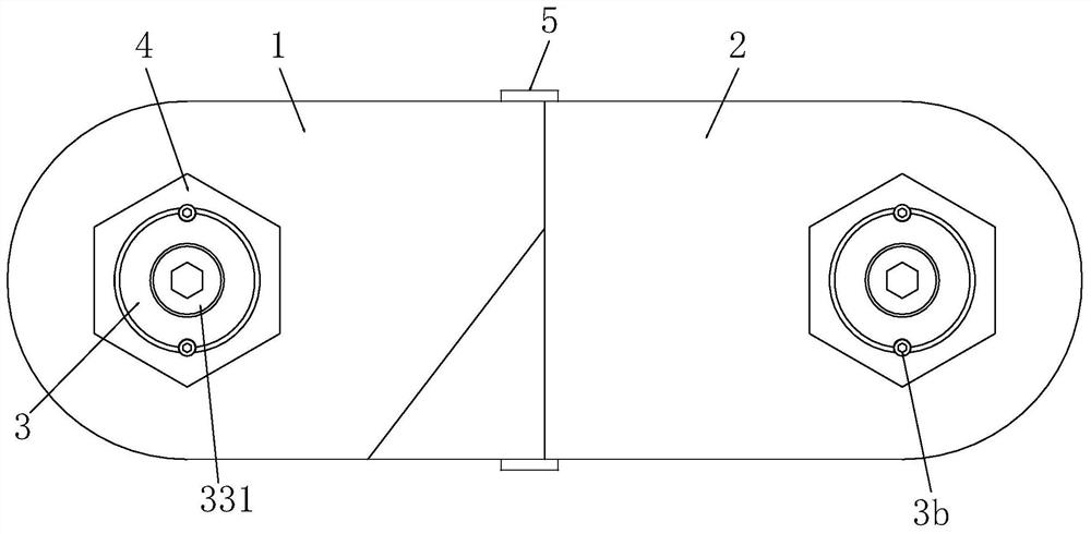 A parallel hanging board for power line accessories