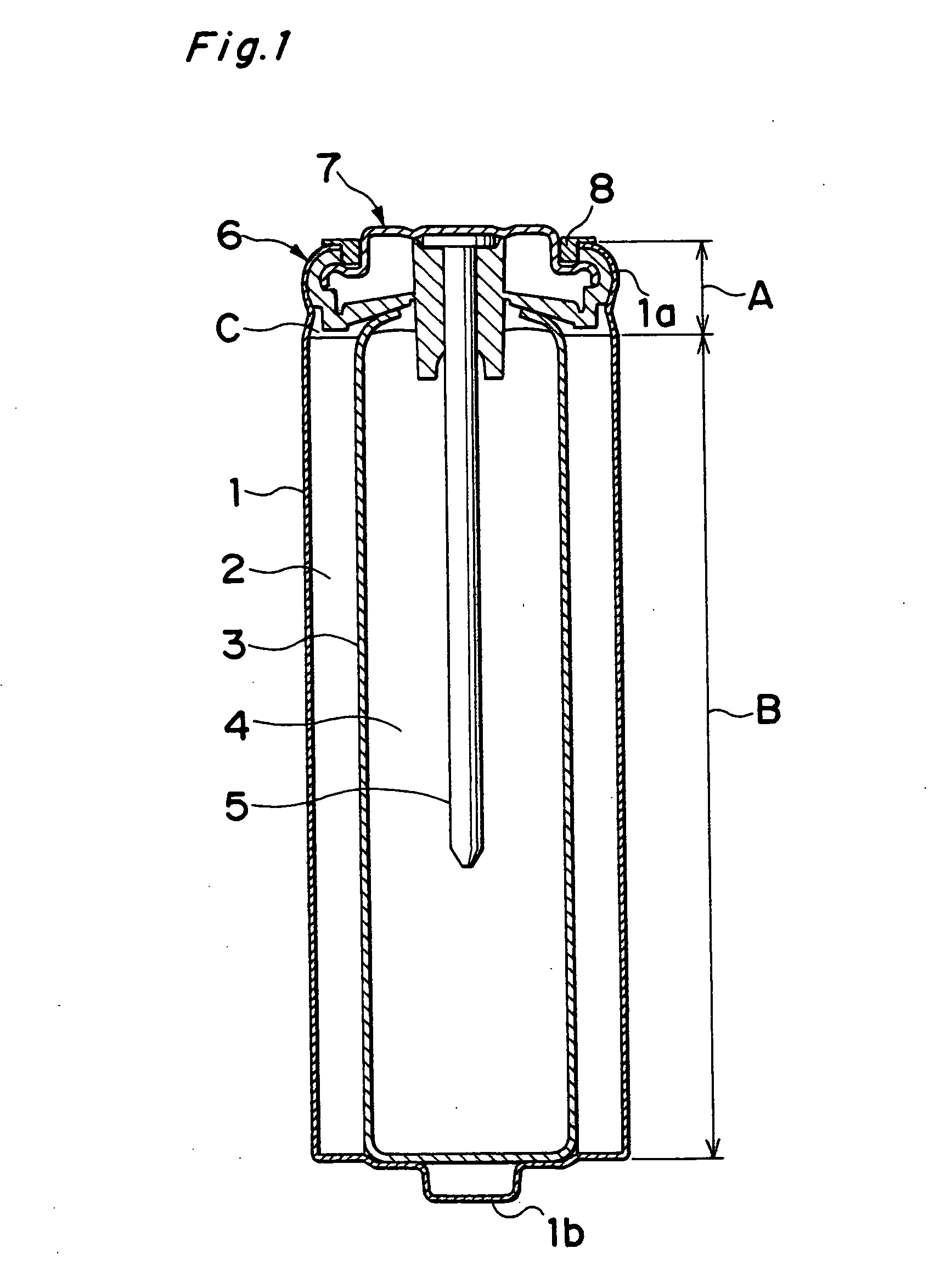 Alkaline dry cell