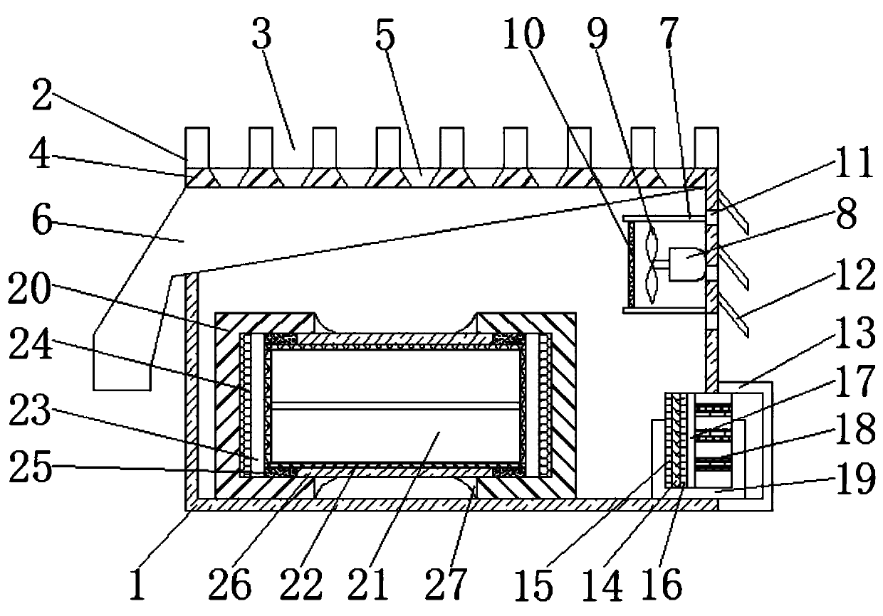 Lead-acid battery with good waterproof effect