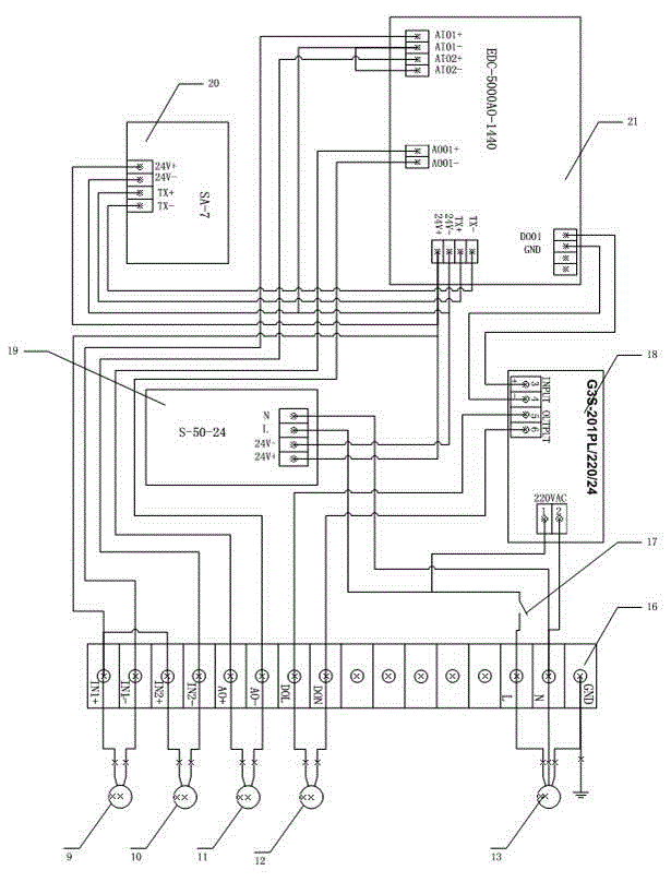 Automatic control system for pressure of liquid chlorine gasification device