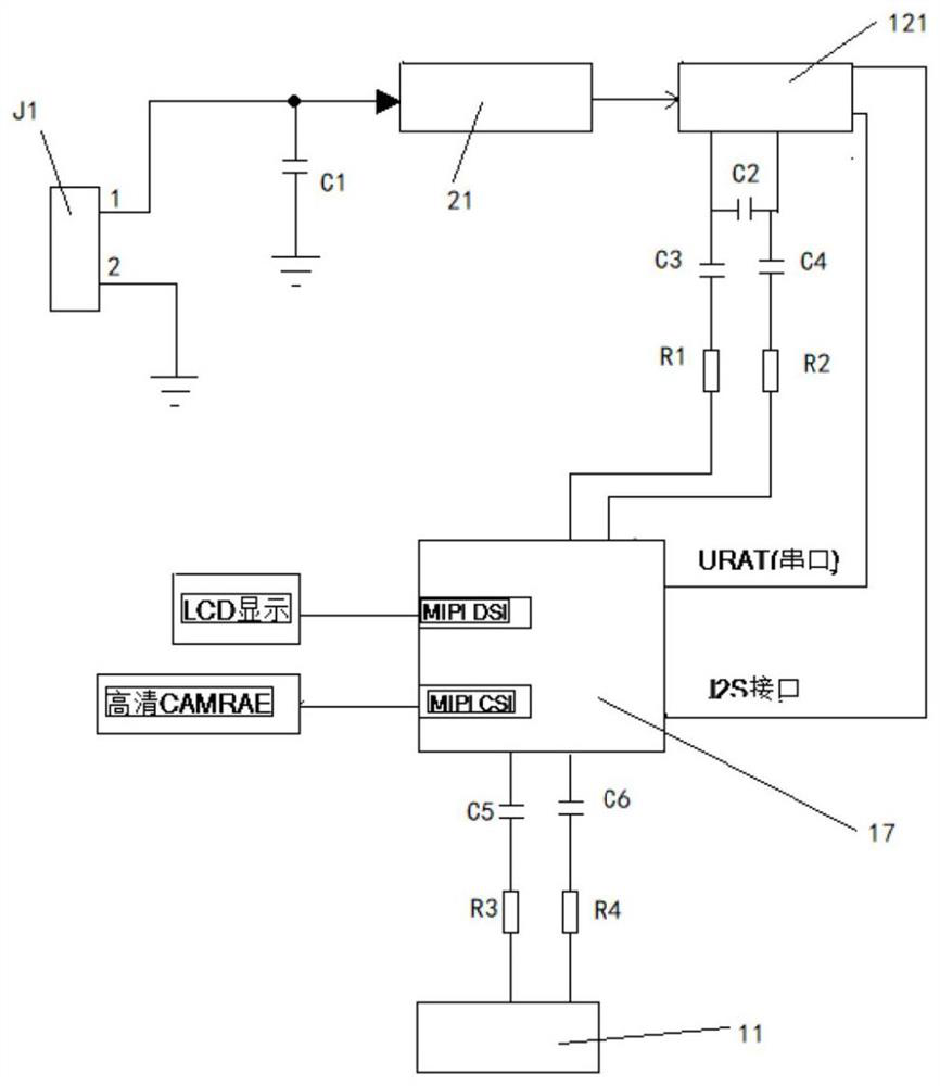 Network live broadcast all-in-one machine and network live broadcast device