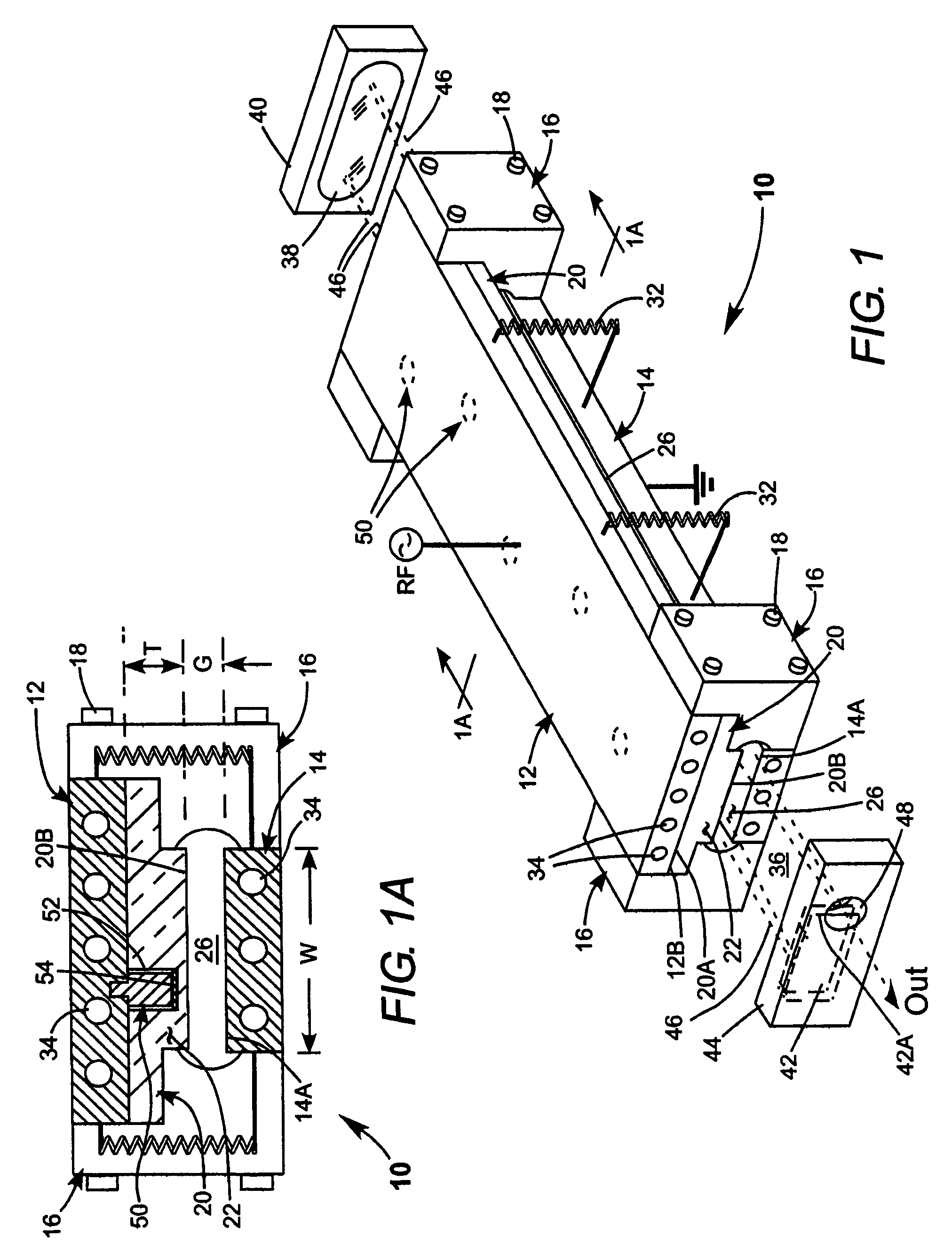 Dielectric coupled CO2 slab laser