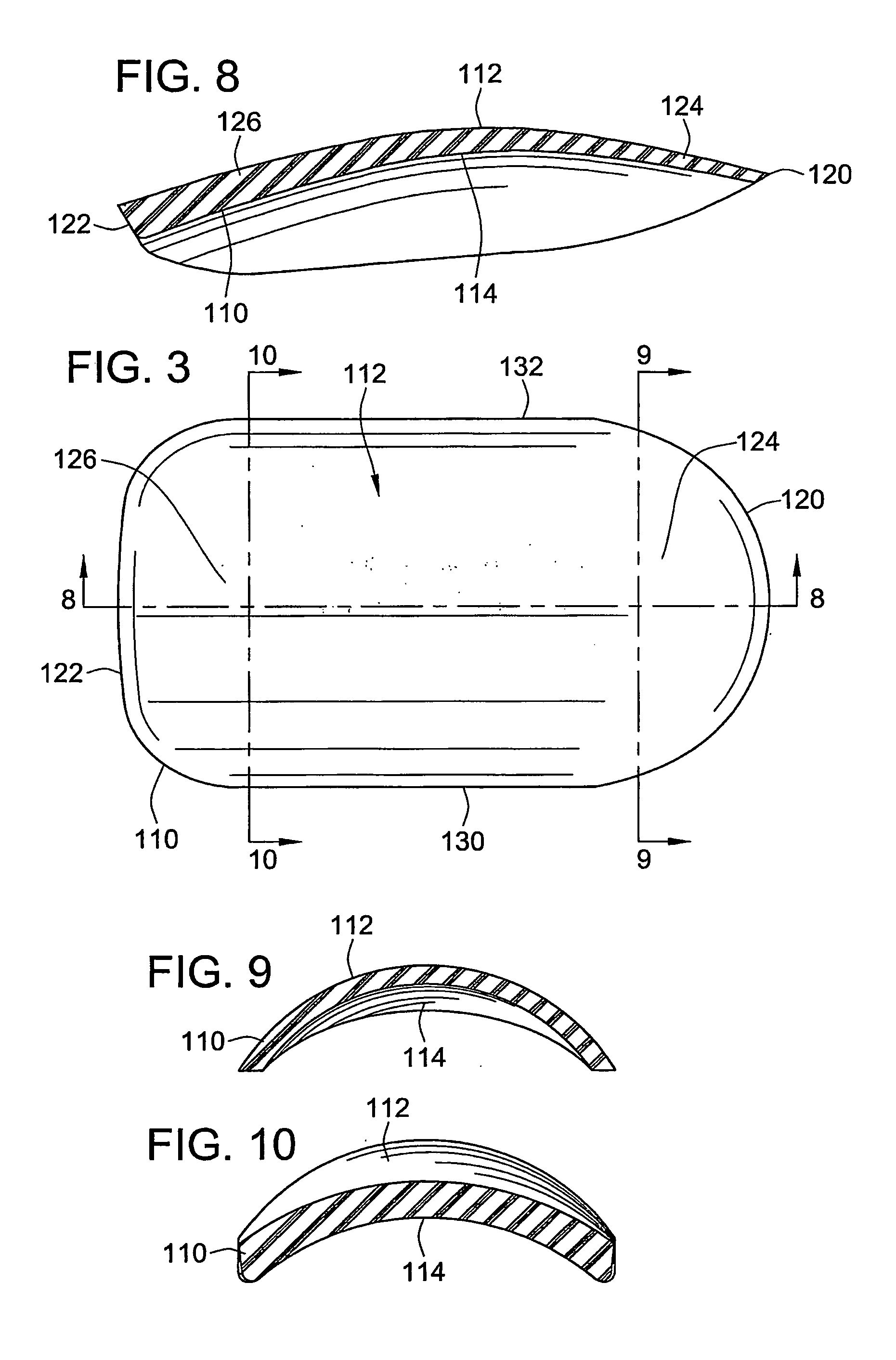 Structurally flexible artifical nails