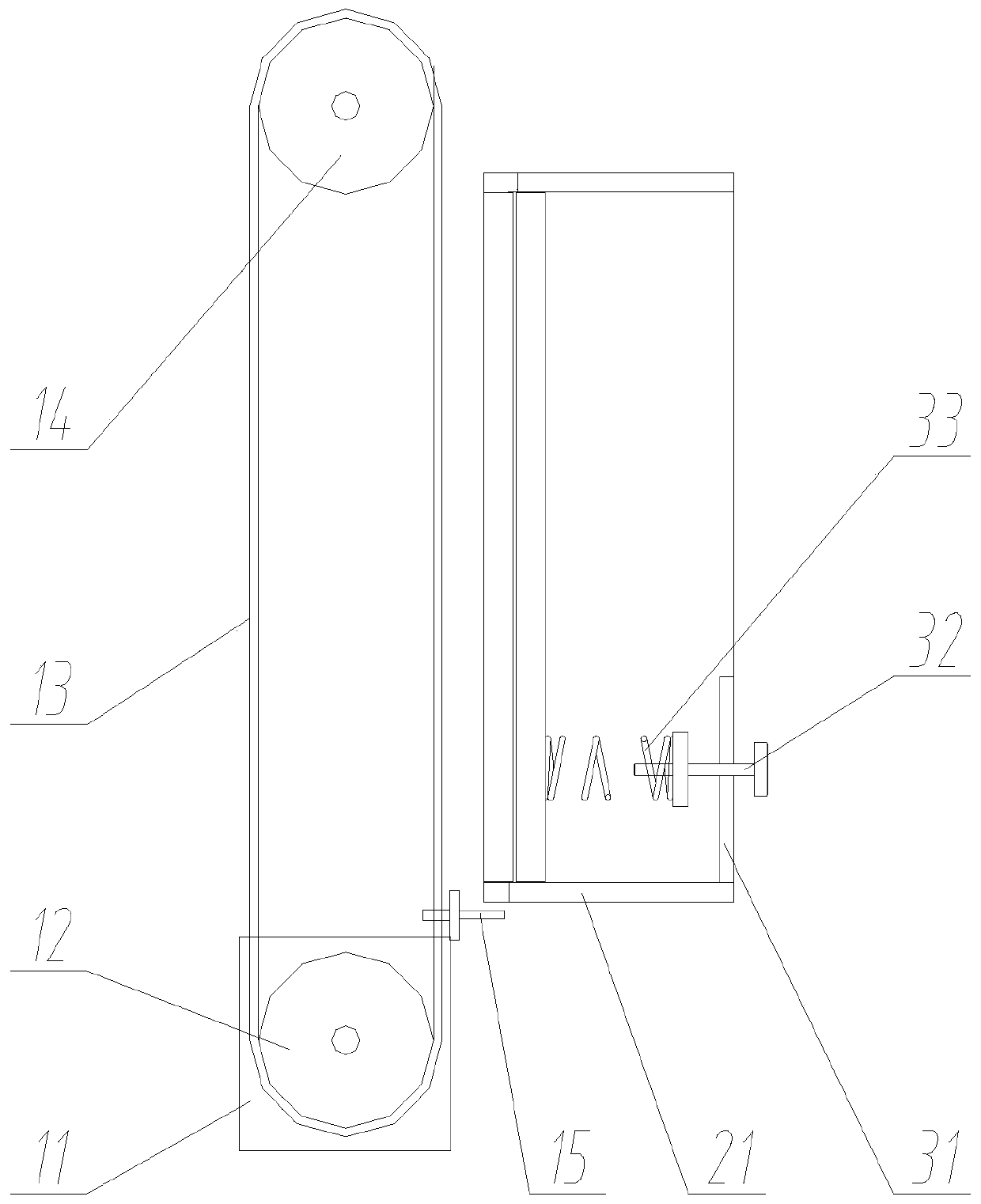 Upward guide device for light plate