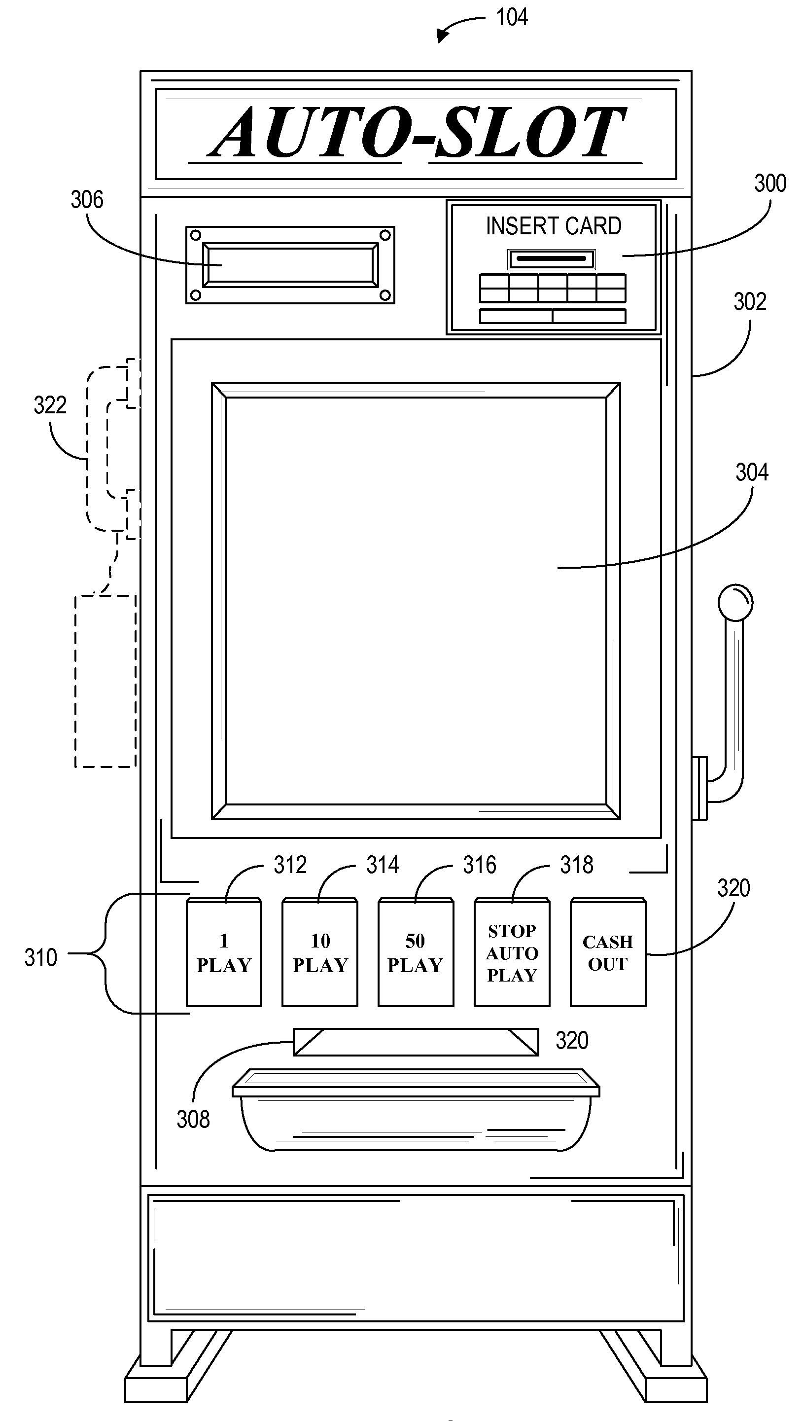 Method and apparatus for automatically operating a game machine