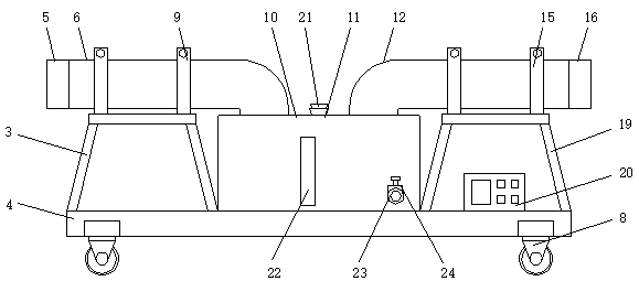 Efficient dustproof air filtration equipment