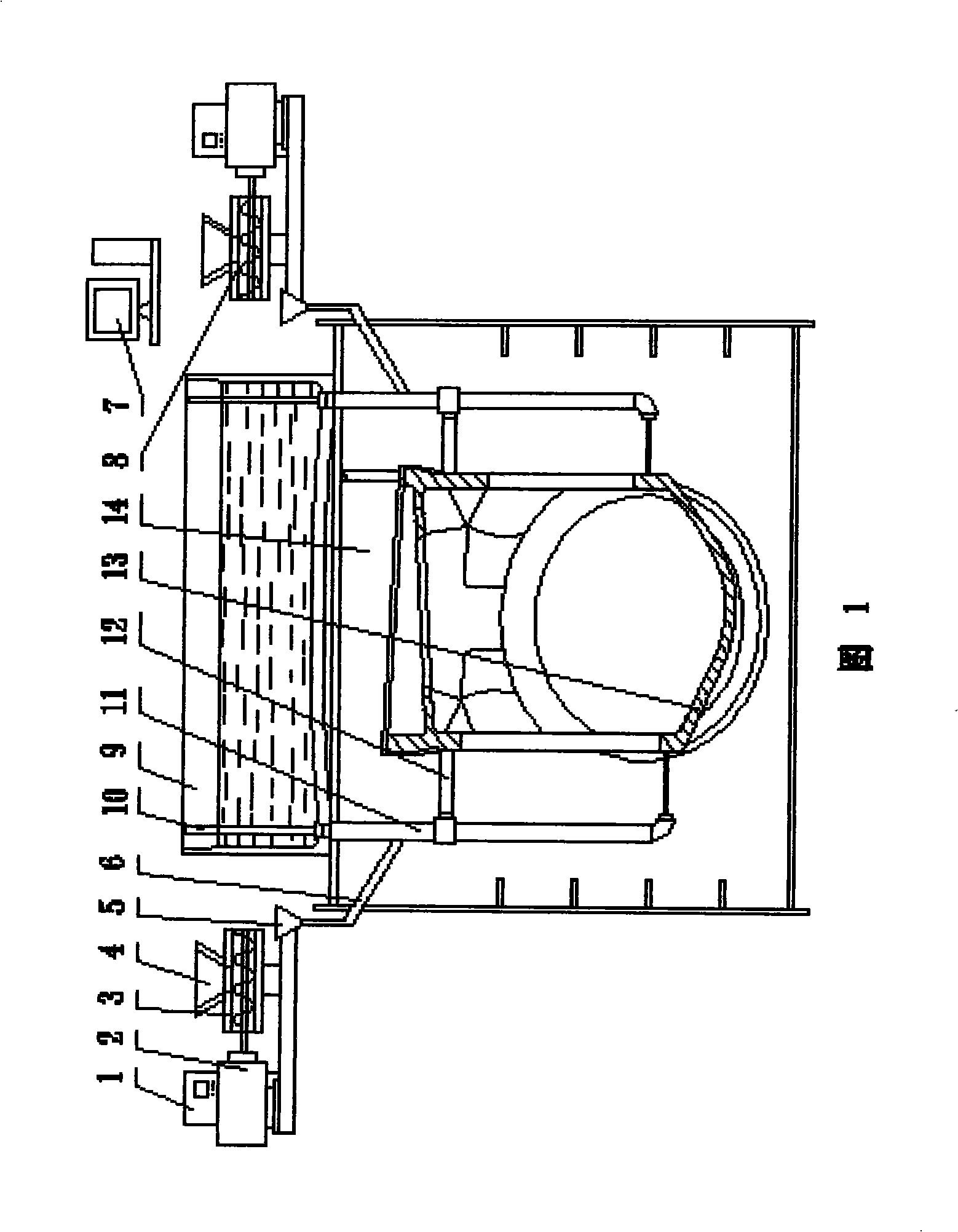 Instant inoculation method of large-section magnesium iron