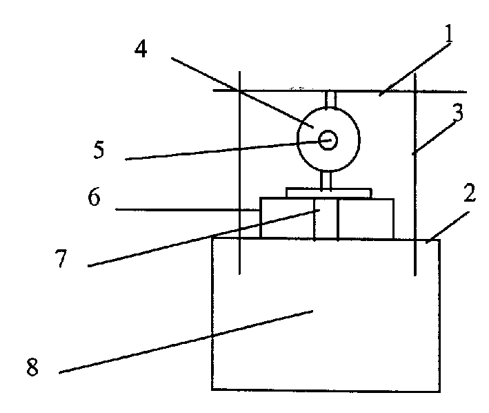 Swelling pressure testing method and device for static rupturing agent