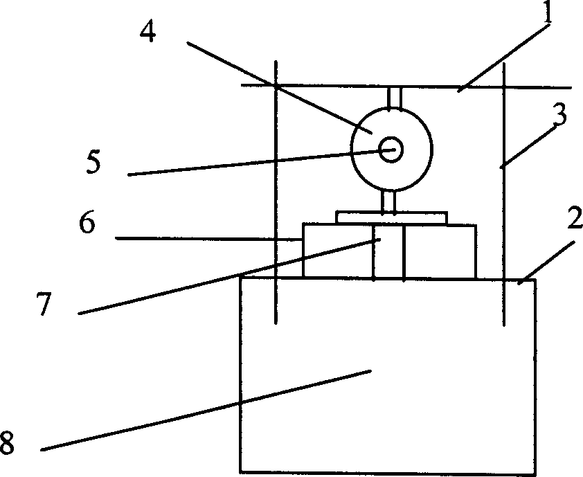 Swelling pressure testing method and device for static rupturing agent