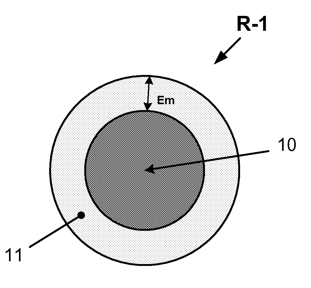 Composite reinforcement coated with a self-adhesive polymer layer which adheres to rubber