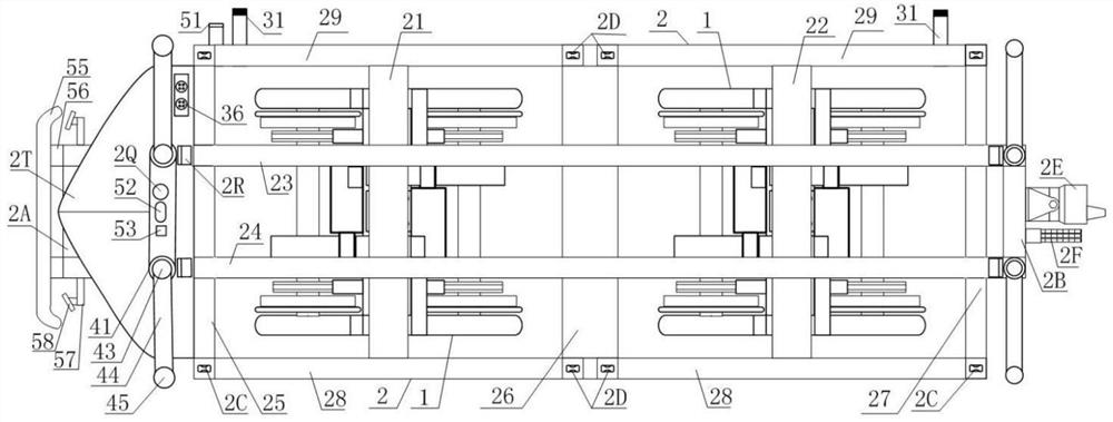 An unmanned multimodal transport rail car and a multimodal transport composite track system