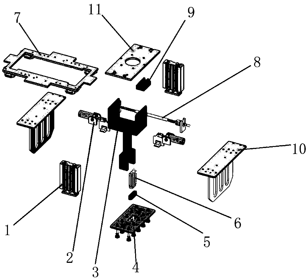 Lifting-clamping-type vacuum chuck clamp and use method thereof