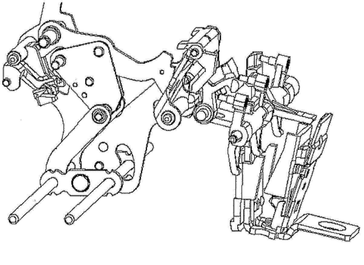 Current-limiting type plastic shell circuit breaker mechanism and current-limiting type plastic shell circuit breaker comprising same