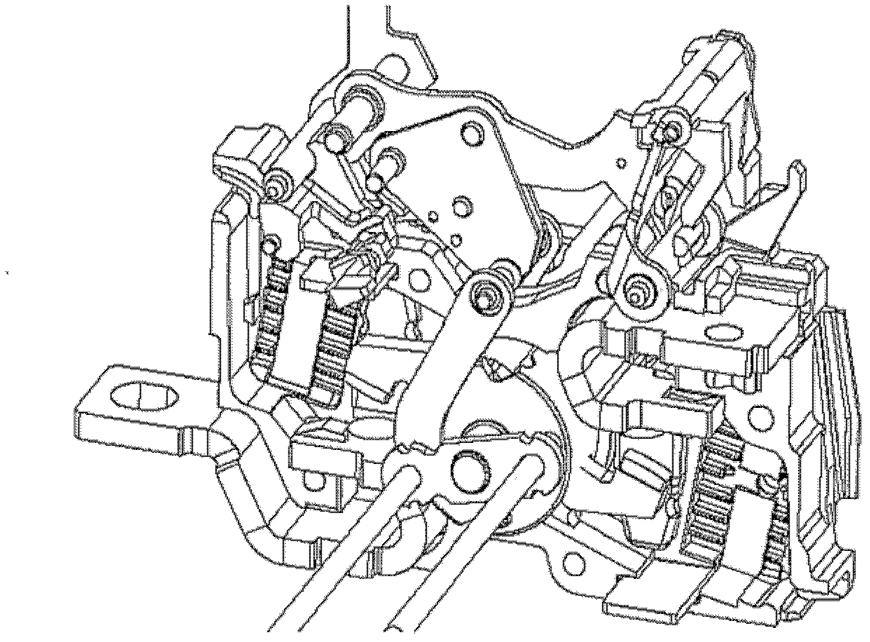 Current-limiting type plastic shell circuit breaker mechanism and current-limiting type plastic shell circuit breaker comprising same