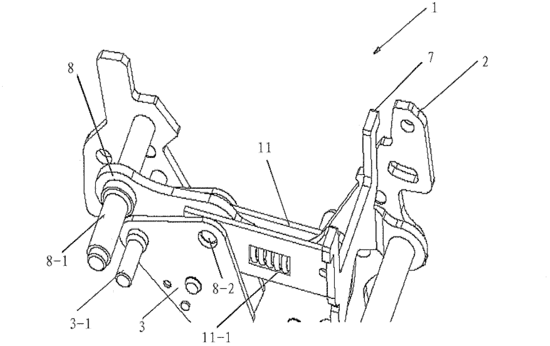 Current-limiting type plastic shell circuit breaker mechanism and current-limiting type plastic shell circuit breaker comprising same