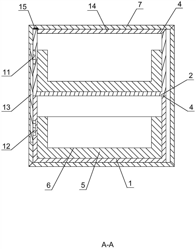 Double-layer folding moon cake box and its manufacturing process