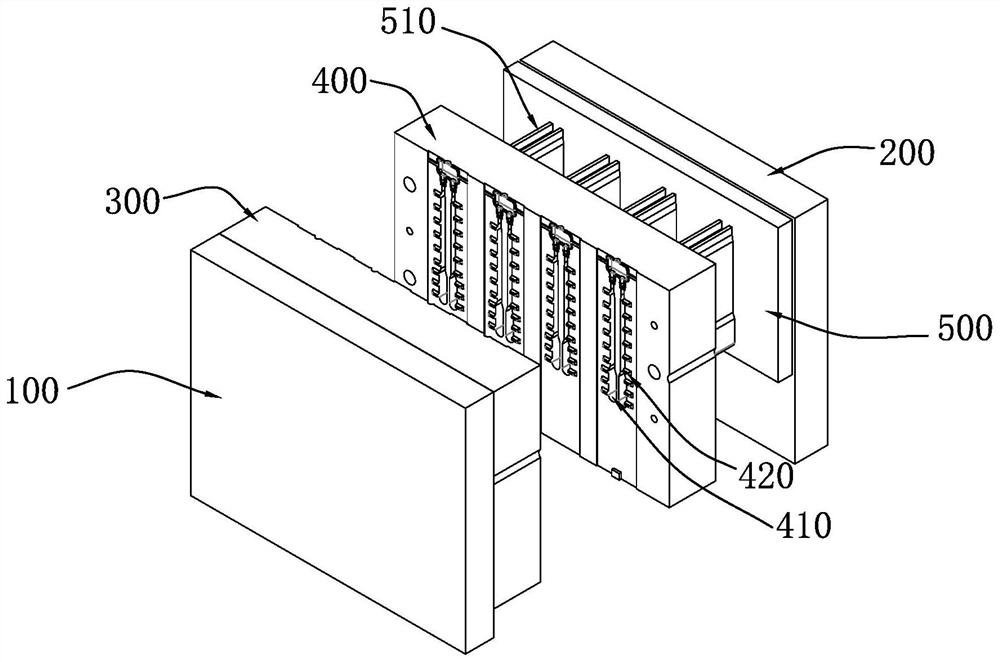 Plastic dropper mold blanking device and control method thereof