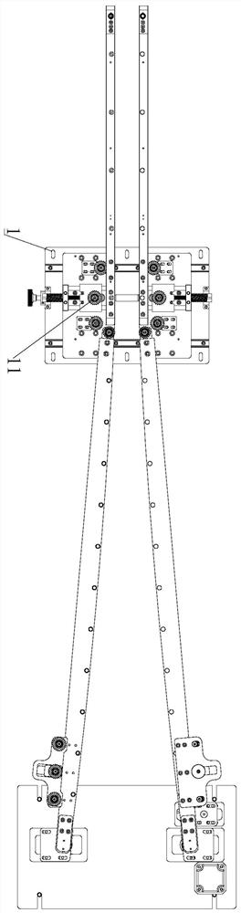 Spring compression conveying device