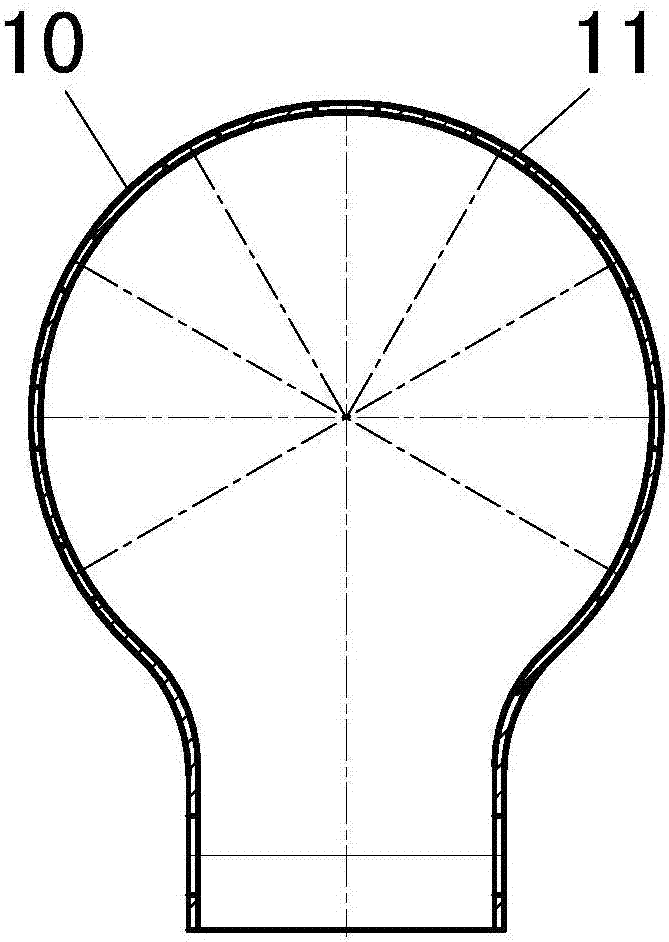 Improving method and bell-mouthed type air ventilation structure of air vent of down-hole plane gate