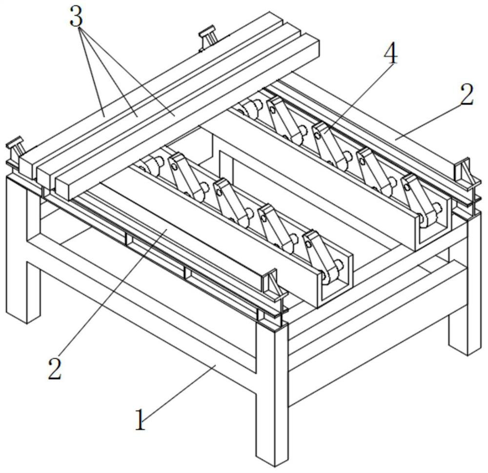 On-line measuring device for length of bar steel to be finished