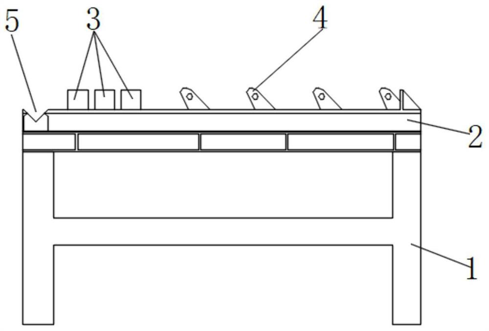 On-line measuring device for length of bar steel to be finished