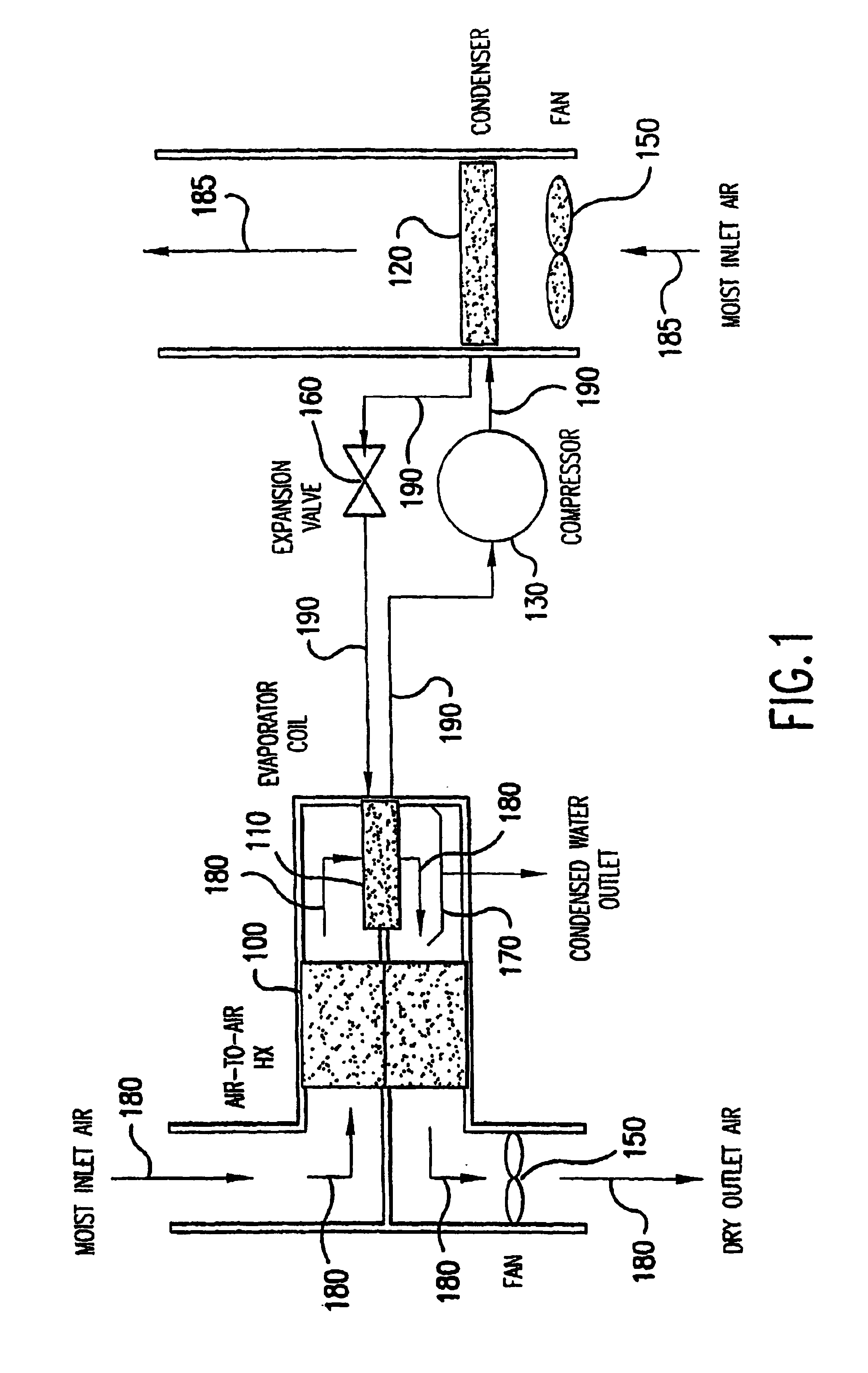 Device for collecting water from air