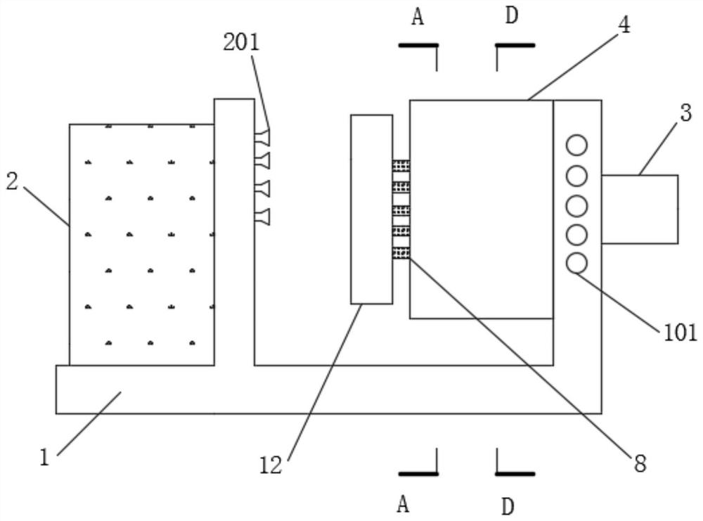 Paint spraying clamping device for intelligent manufacturing of automobile hubs