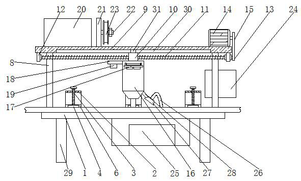 Stainless steel composite plate roll blank welding equipment with welding tracking function