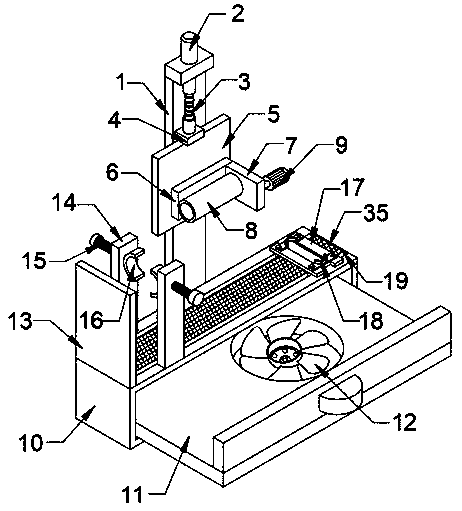 Milling machine for machining