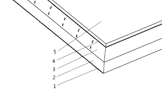 Sand-free falling device for teaching and training of long jump and triple jump