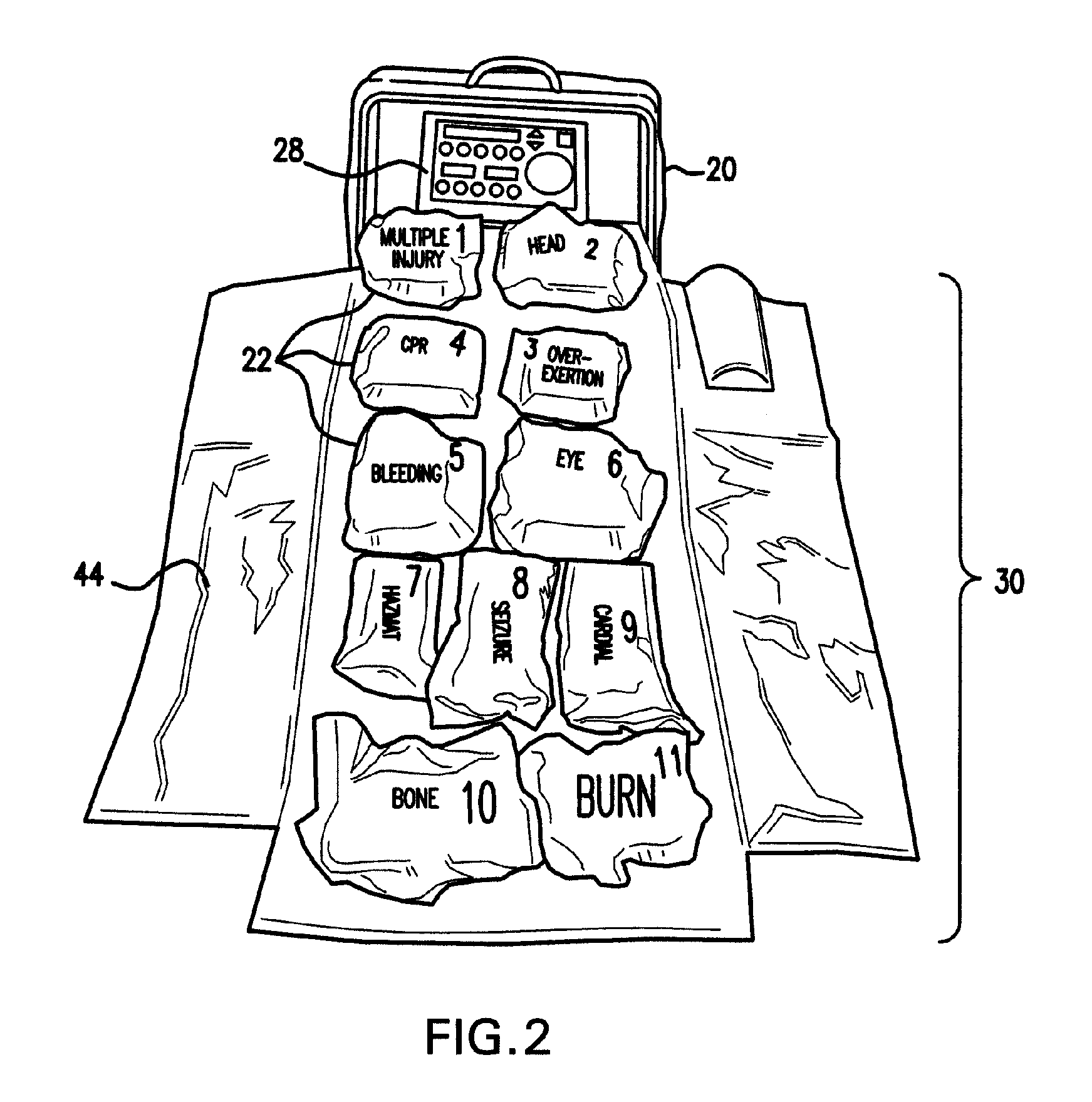 First responder emergency situation assistance device