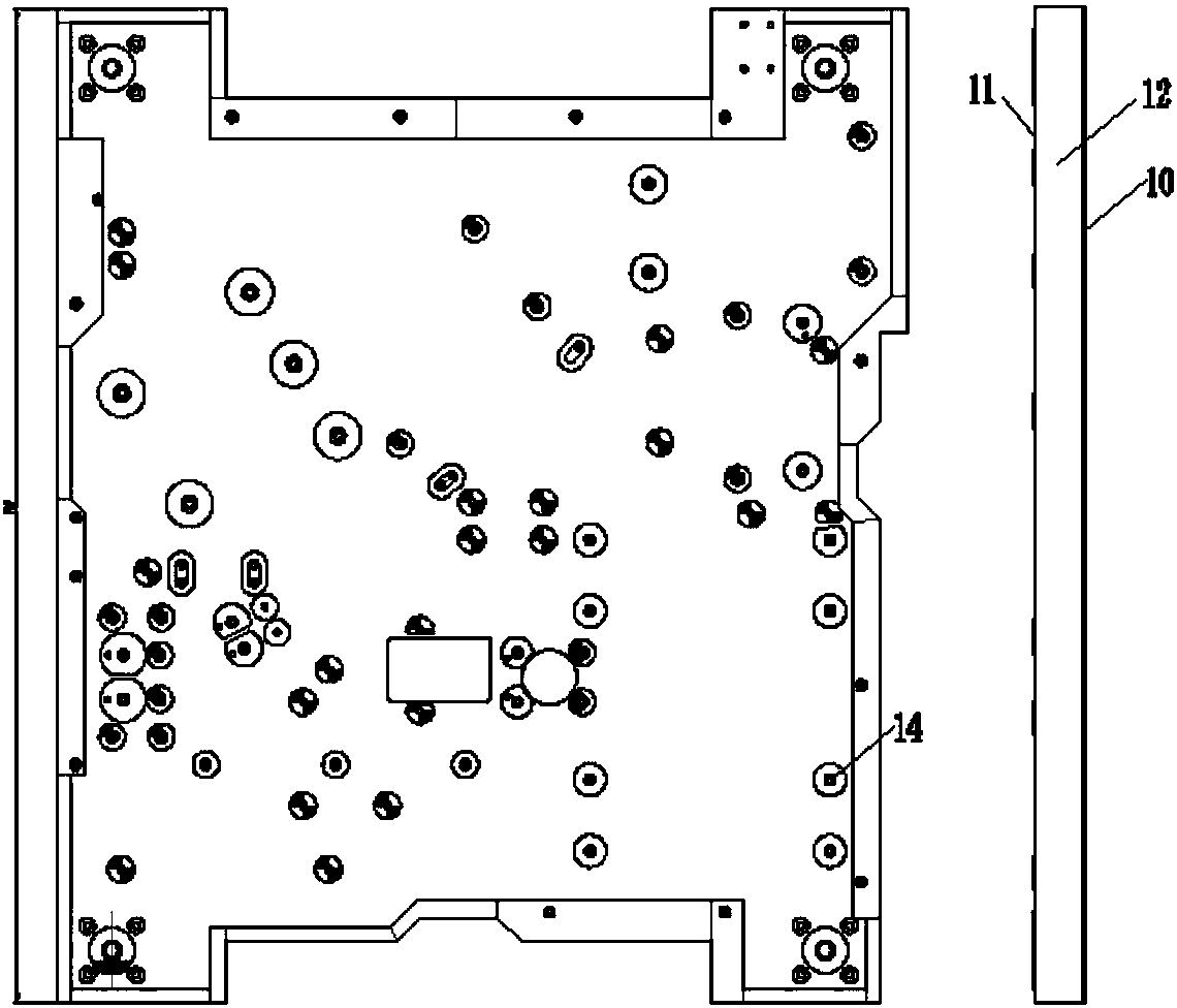 Ultra-compact and high-stability double-layer main body structure of optical remote sensor