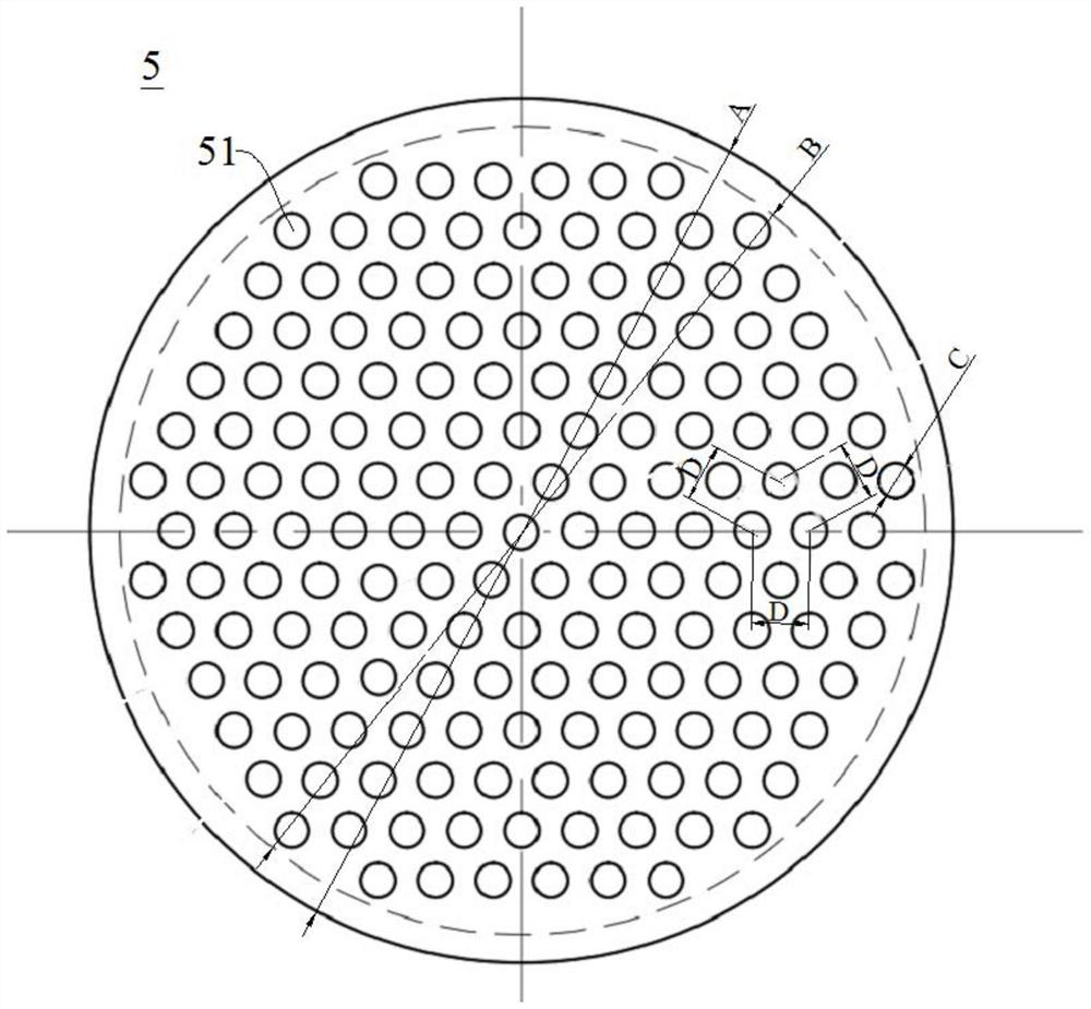 Experimental setup for simulating entrainment in reactor hot leg