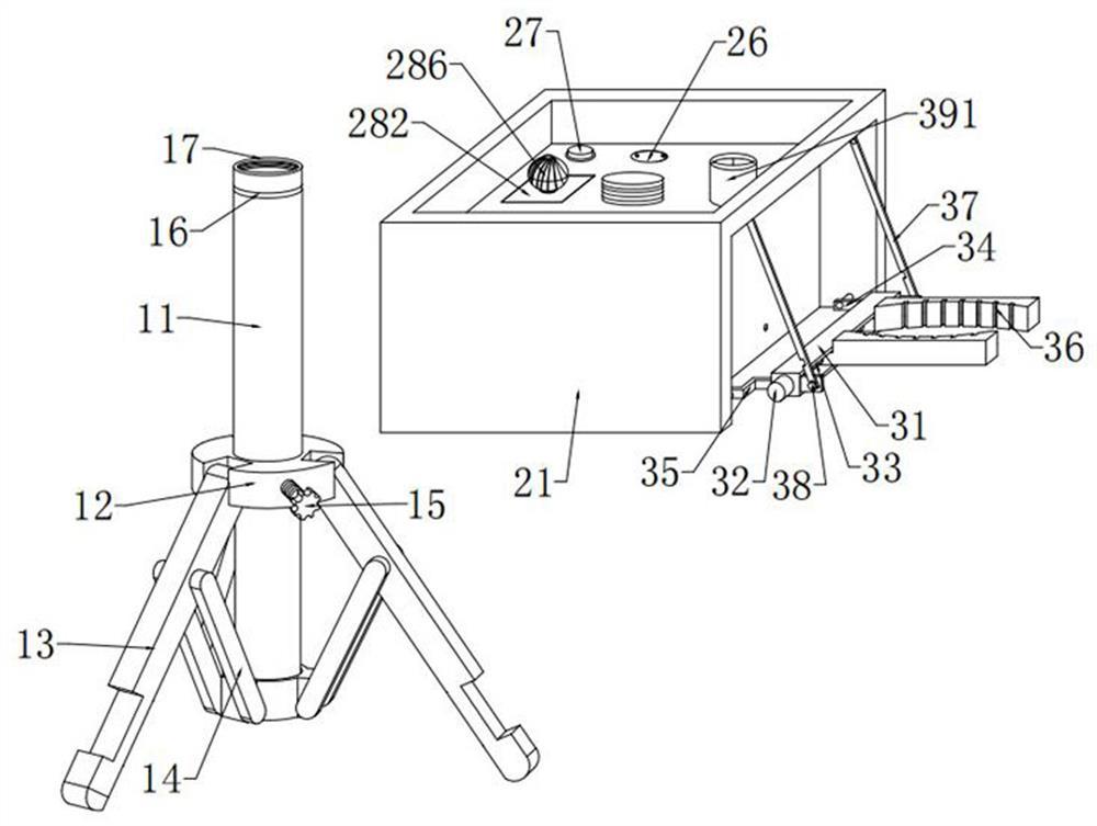 Natural resource survey monitoring data recording device