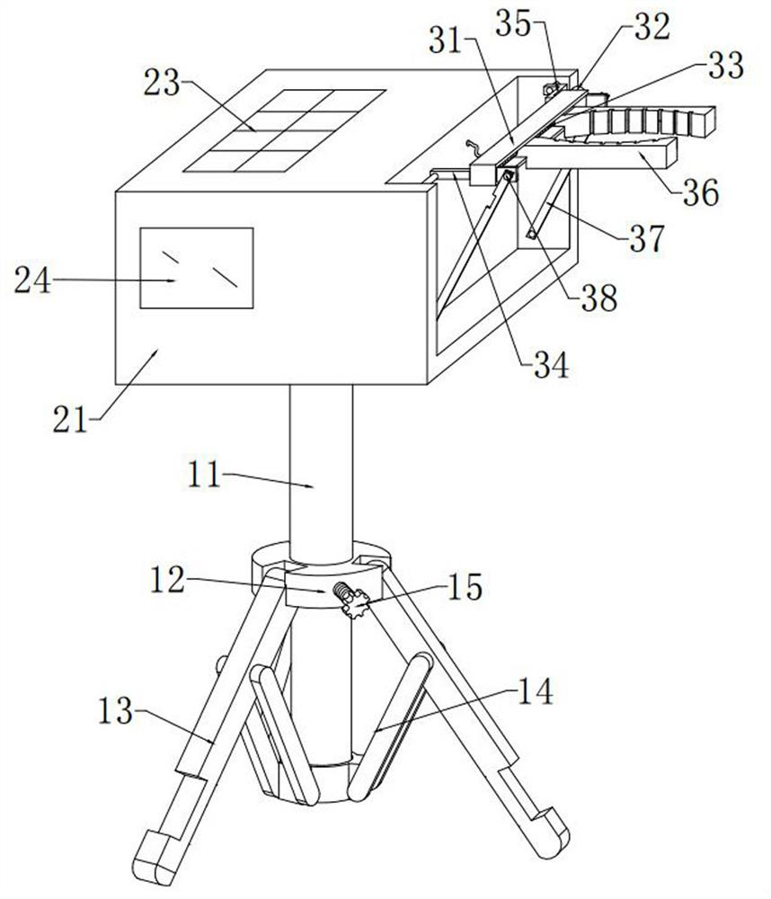 Natural resource survey monitoring data recording device