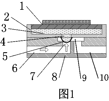 Miniature hydrodynamic piezoelectric switch valve