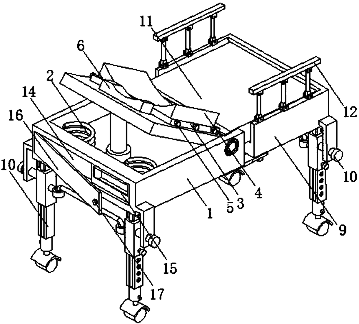 Portable movable-connection neurologic nursing device