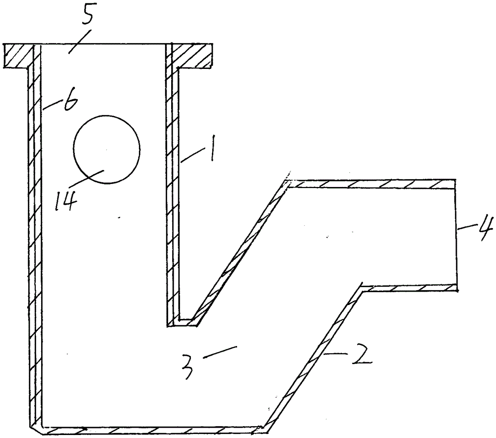 Wastewater utilization drainer in small teapot structure