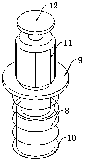 Warp-knitted abrasion resistance detecting device