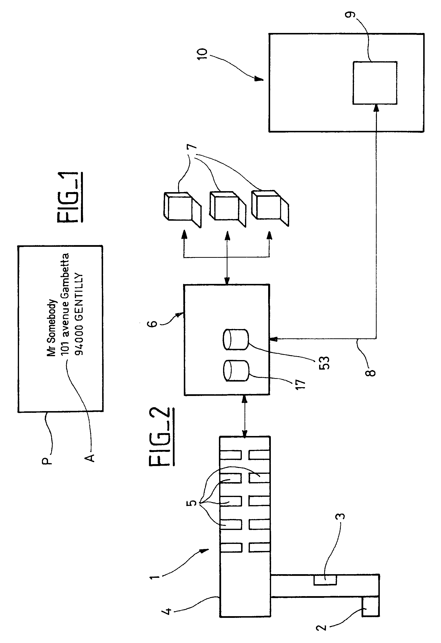 Method of processing postal items including management of digital fingerprints of the postal items