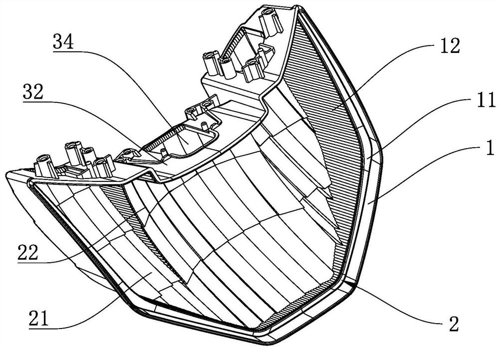 Primer-free aluminum plating process for motorcycle LED reflector