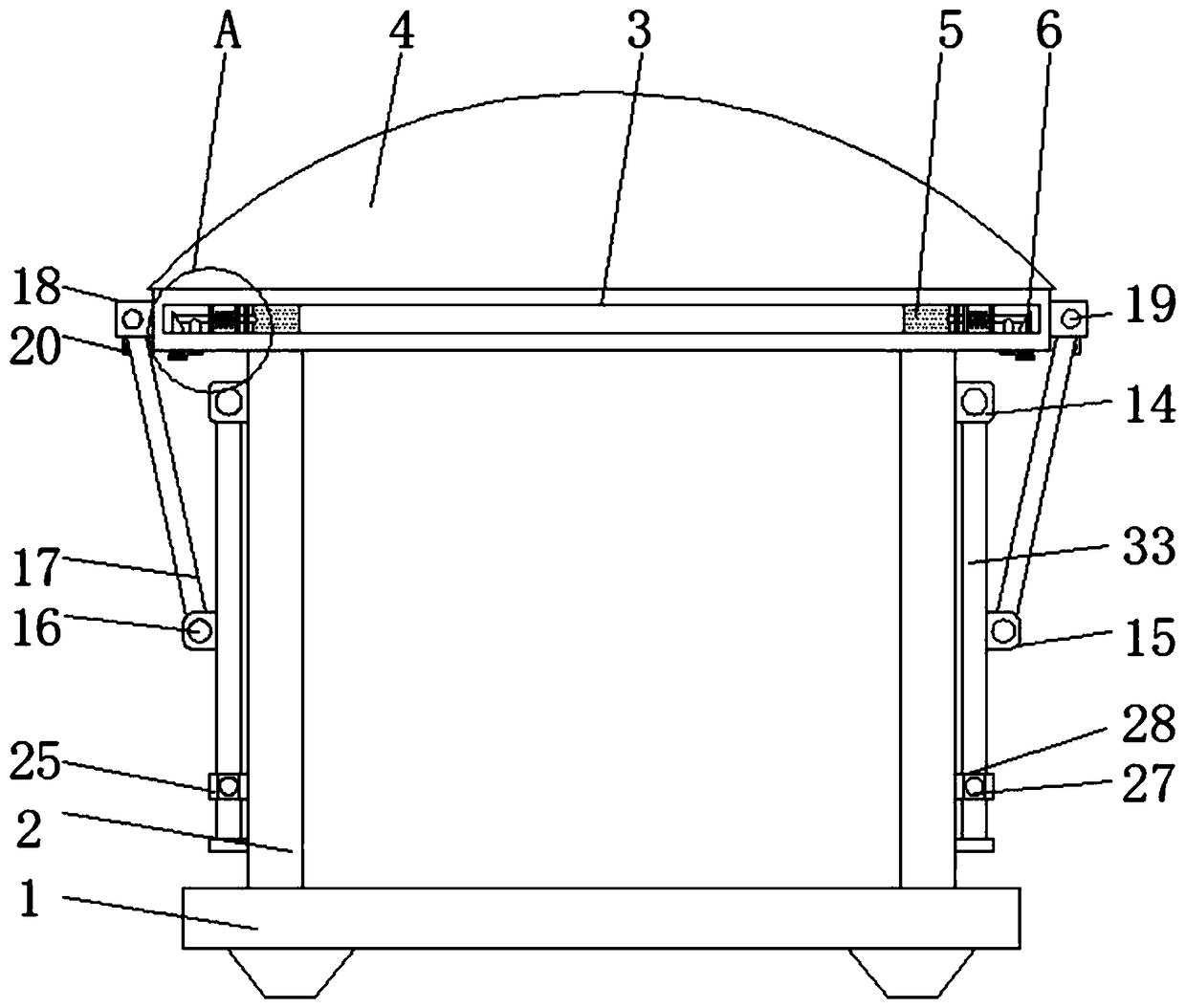 Safety protection device for wind turbine sets