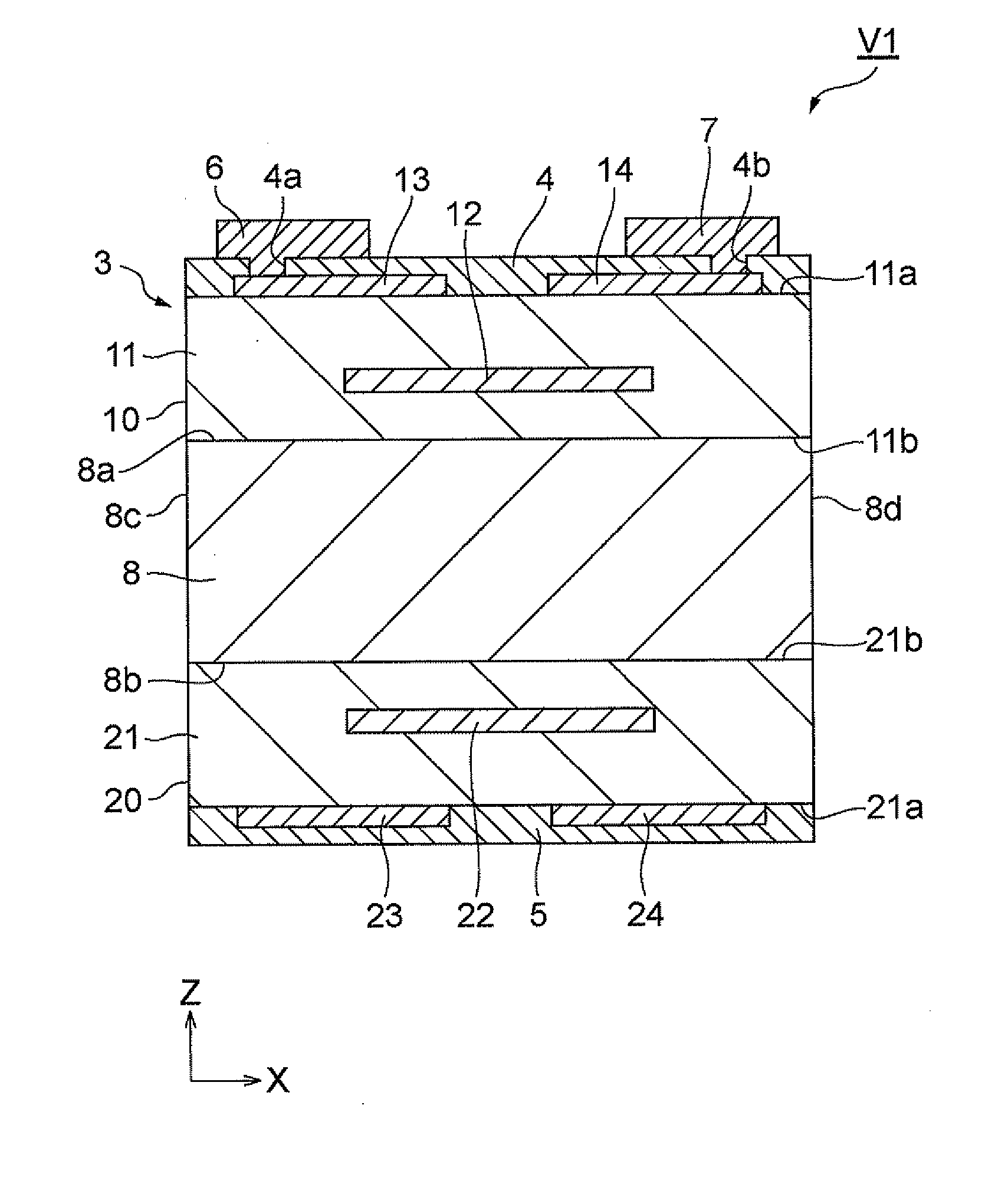 Aggregate substrate, production method of aggregate substrate, and varistor