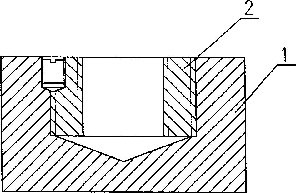 Fast repairing method of internal screw