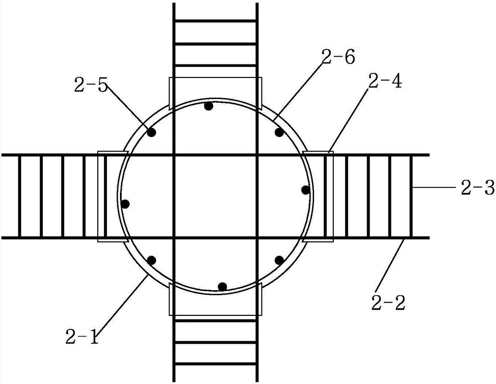 Corrugated steel pipe reinforced concrete column