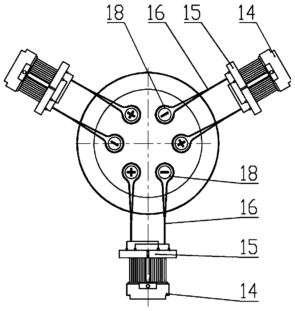 Direct-current aluminum-silicon alloy submerged arc furnace